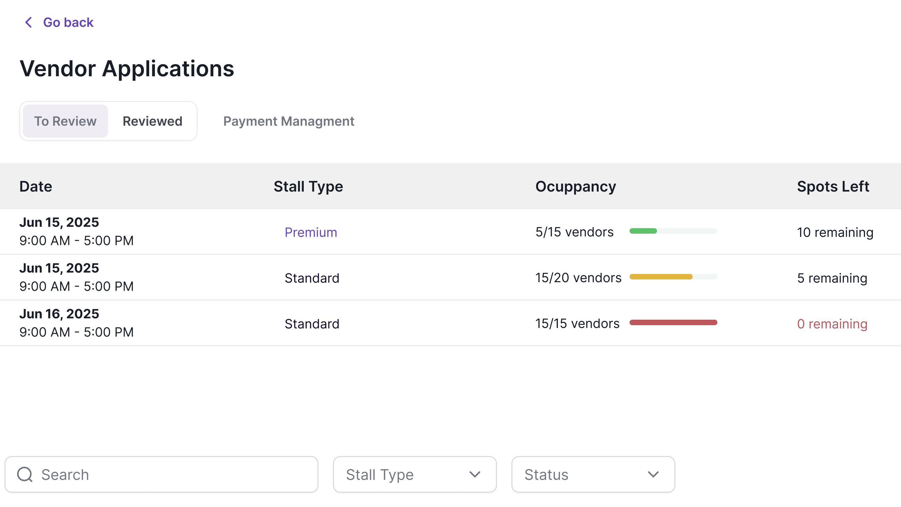 NextMarket secondary showcase